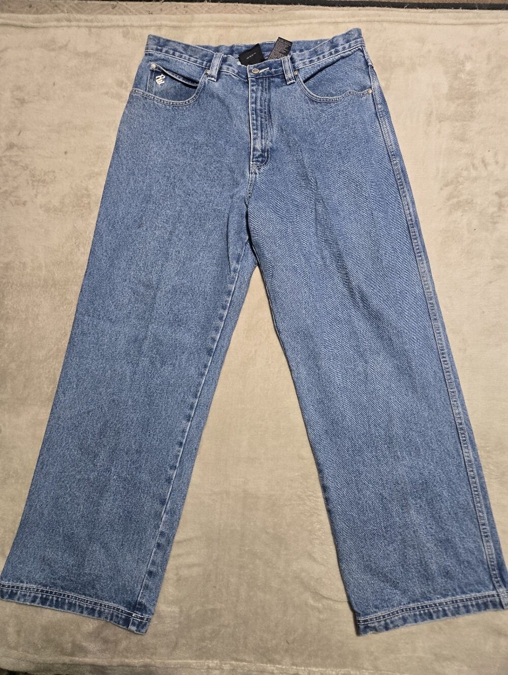 Vintage Rocawear Baggy Wide Leg Denim Jeans Fits Mens Size 36x30 Y2K 90's